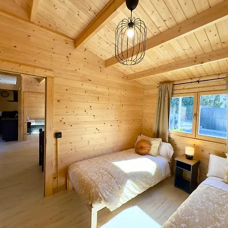 別荘 Casa De Madera La Parcela *
