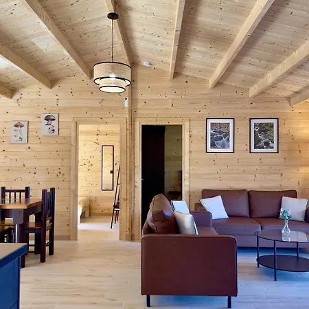 別荘 Casa De Madera La Parcela